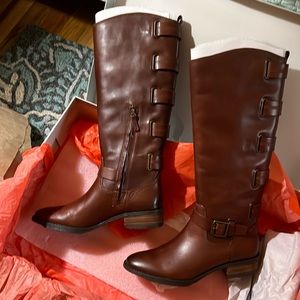 Sole Society Tall riding style boots Franzie
